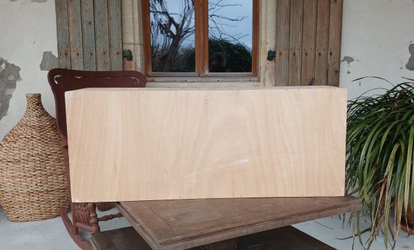 Caisse de rangement en contreplaqué n°11935