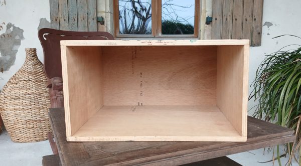 Caisse de rangement en contreplaqué n°11936