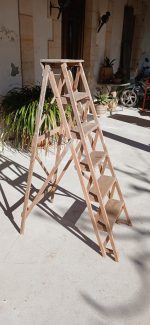 Ancienne échelle de bibliothèque n°11939