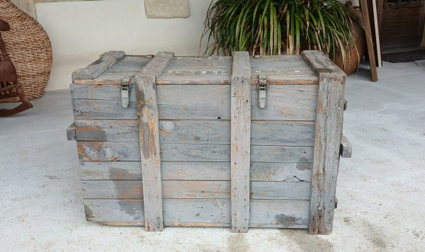 Ancienne grande caisse en bois n°11963