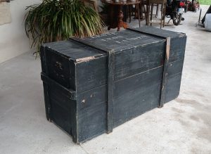 Ancienne grande caisse en bois n°11964
