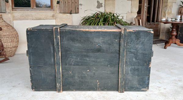 Ancienne grande caisse en bois n°11964