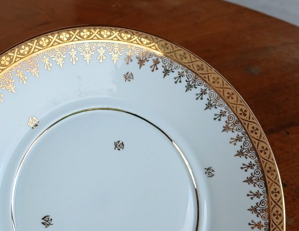 Tasse a petit déjeuner en porcelaine de Limoges n°11971