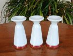 Lot de 3 mazagrans en porcelaine de Limoges n°11974