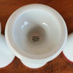 Lot de 3 mazagrans en porcelaine de Limoges n°11974