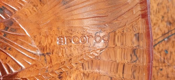 Lot de 4 tasses en verre rose Arcoroc n°1183