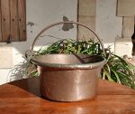 Ancien chaudron en cuivre n°11991