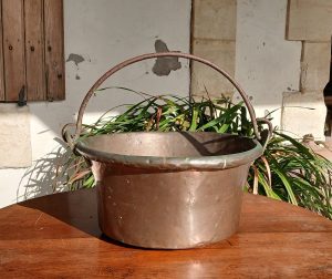 Ancien chaudron en cuivre n°11991