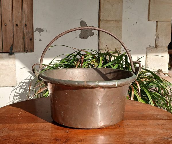 Ancien chaudron en cuivre n°11991