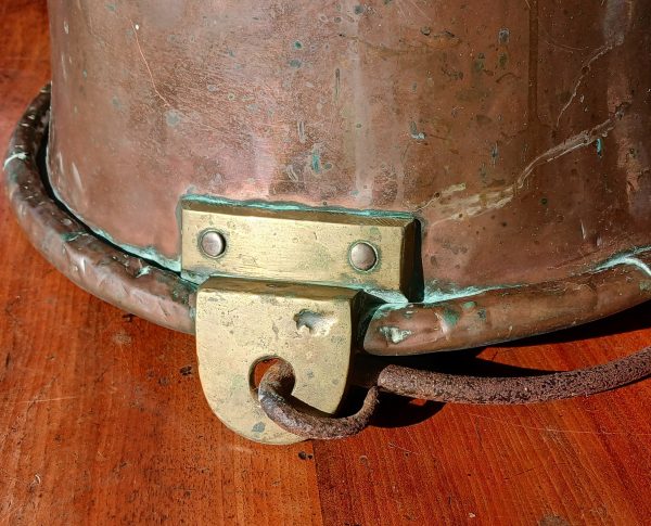 Ancien chaudron en cuivre n°11991
