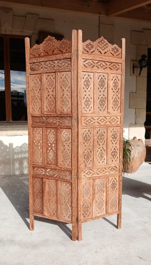Paravent en bois exotique n°11966