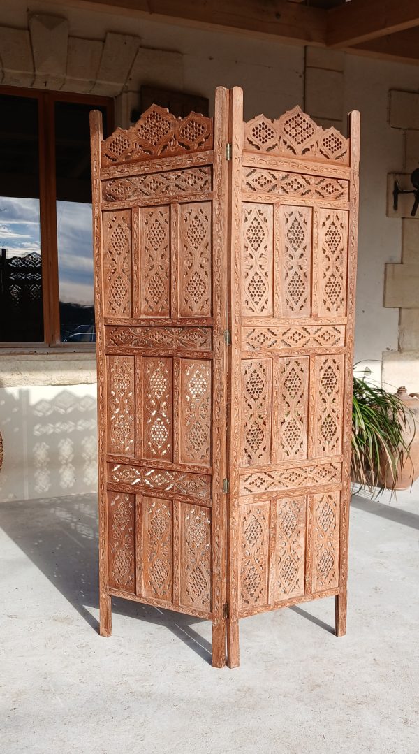 Paravent en bois exotique n°11966