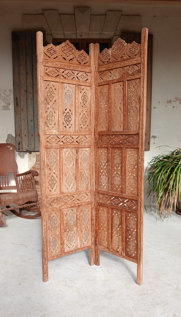 Paravent en bois exotique n°11966