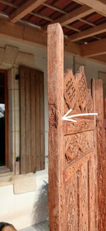 Paravent en bois exotique n°11966