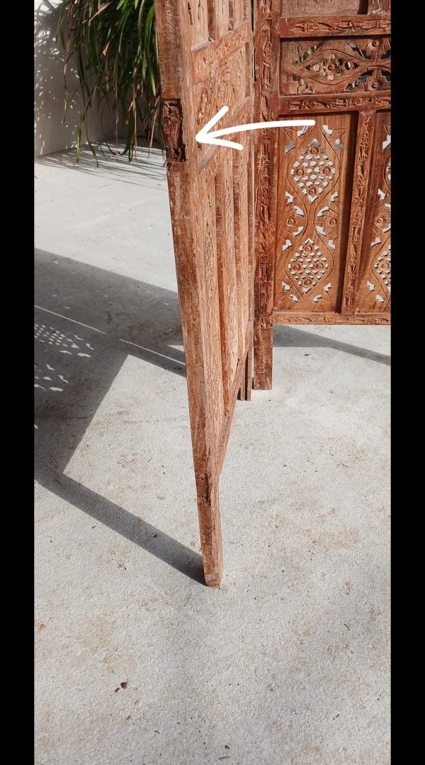 Paravent en bois exotique n°11966