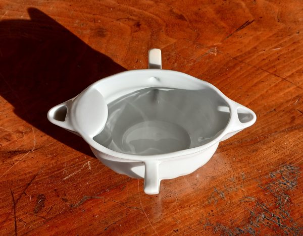 Saucière en porcelaine Pillivuyt / Maigre et gras / n°11981