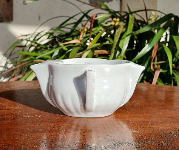 Saucière en porcelaine Pillivuyt / Maigre et gras / n°11981