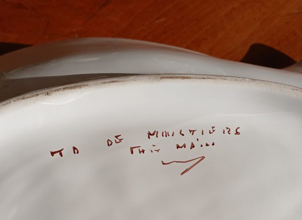 Grande coupe en faïence de Moustiers n°11982