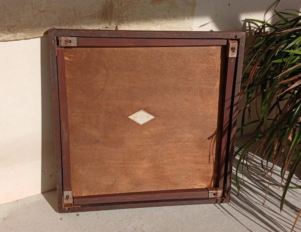 Table de bridge vintage Meblutil a restaurer n°11993