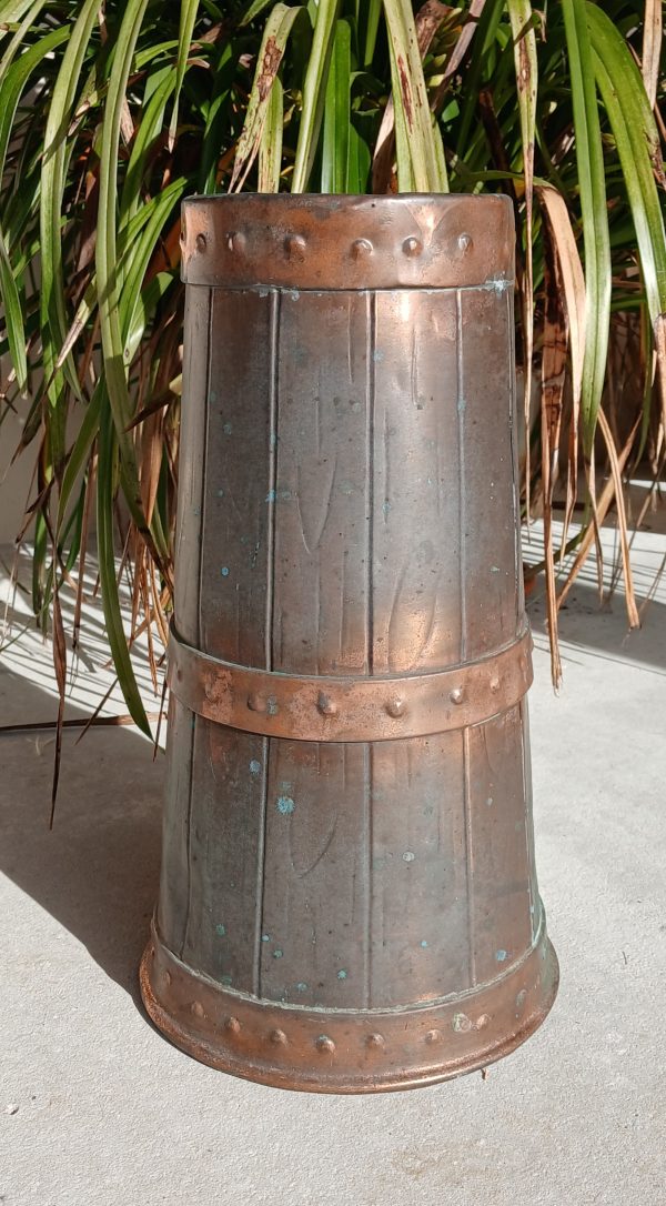 Ancien porte parapluies en cuivre n°11989