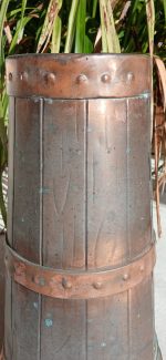 Ancien porte parapluies en cuivre n°11989