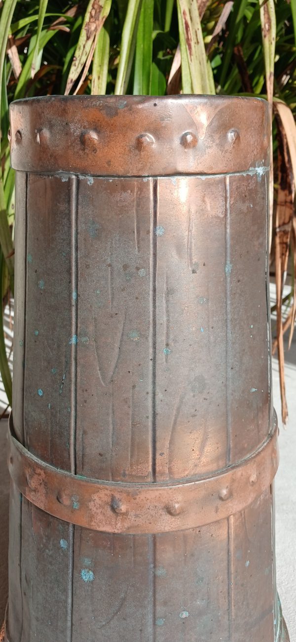 Ancien porte parapluies en cuivre n°11989