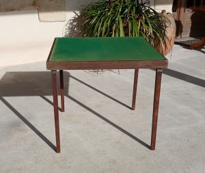 Table de bridge vintage Meblutil a restaurer n°11995