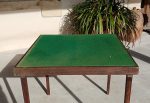 Table de bridge vintage Meblutil a restaurer n°11995