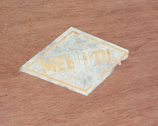 Table de bridge vintage Meblutil a restaurer n°11995