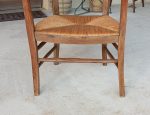 Ancien fauteuil paillé n°12003
