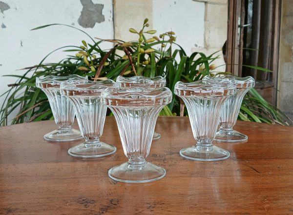 Lot de 6 coupes a glace n°12015
