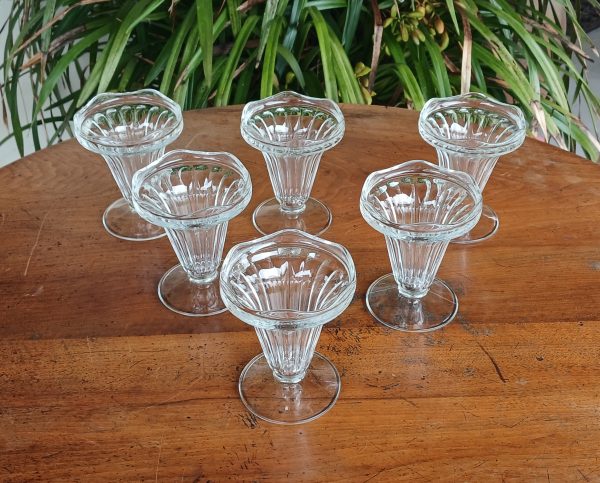 Lot de 6 coupes a glace n°12015