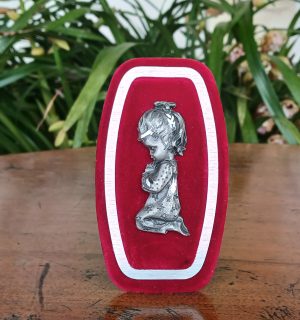 Cadre vintage en étain n°12025