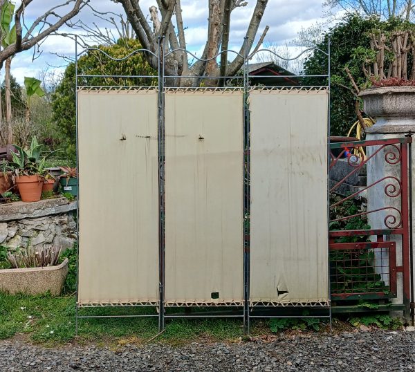 Paravent en fer forgé a relooker n°12040