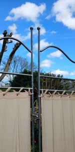 Paravent en fer forgé a relooker n°12040