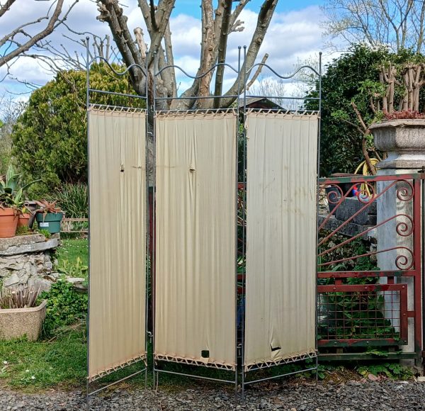 Paravent en fer forgé a relooker n°12040