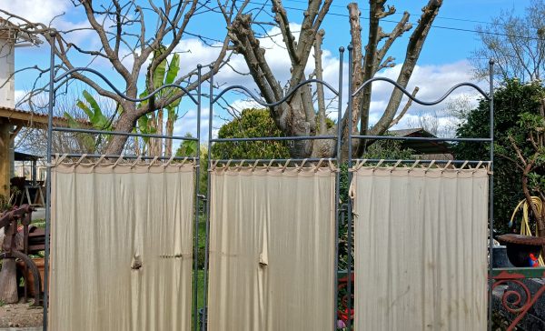 Paravent en fer forgé a relooker n°12040