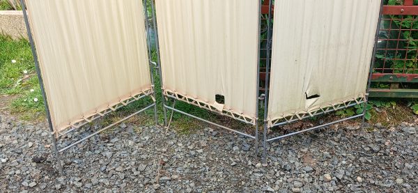 Paravent en fer forgé a relooker n°12040