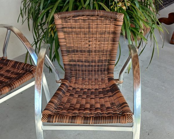 Lot de 4 fauteuils de jardin n°12044