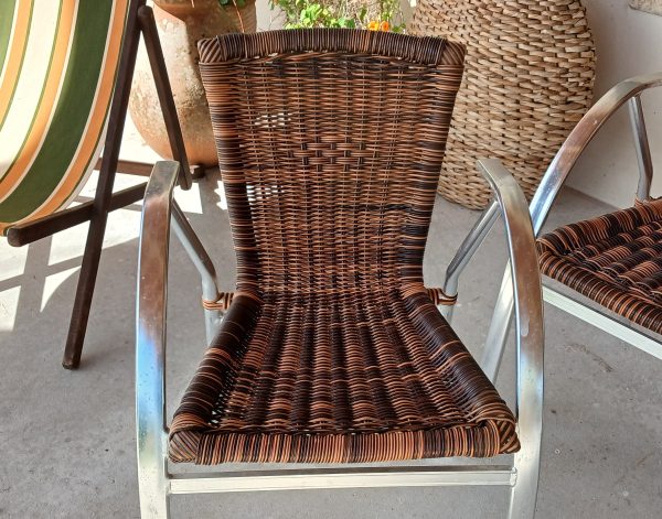 Lot de 4 fauteuils de jardin n°12044