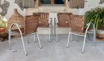Lot de 4 fauteuils de jardin n°12044