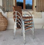 Lot de 4 fauteuils de jardin n°12044