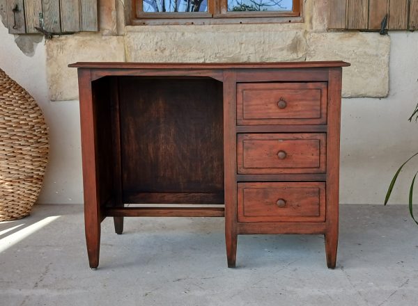 Bureau vintage en pin n°12038