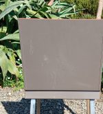 Chaise vintage de bureau en métal et simili n°12049