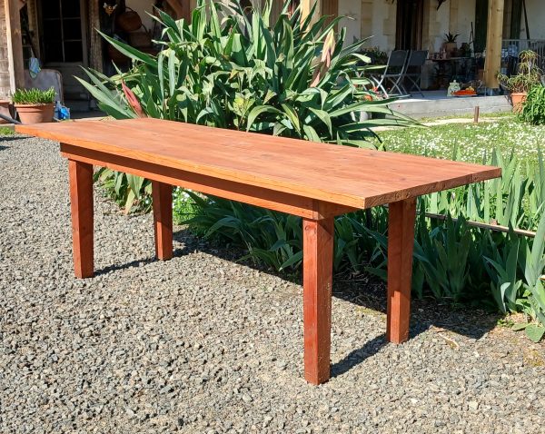 Grande table en pin n°12056