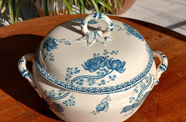 Ancienne soupière Royat Sarreguemines n°12068