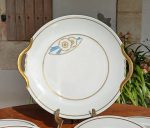 Service a gâteaux Art Déco en porcelaine n°12073