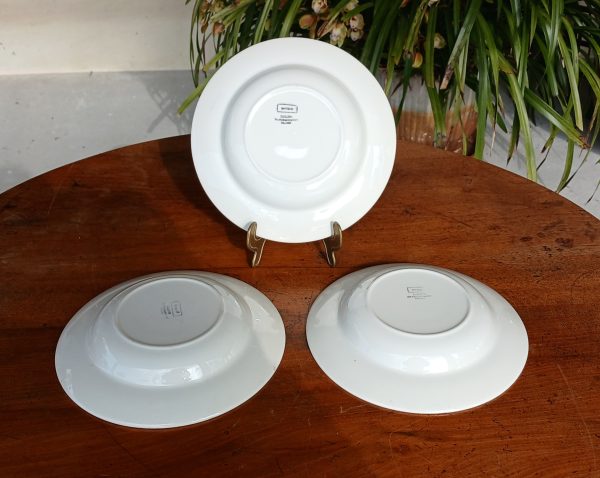 Lot de 3 anciennes assiettes Basque n°12074
