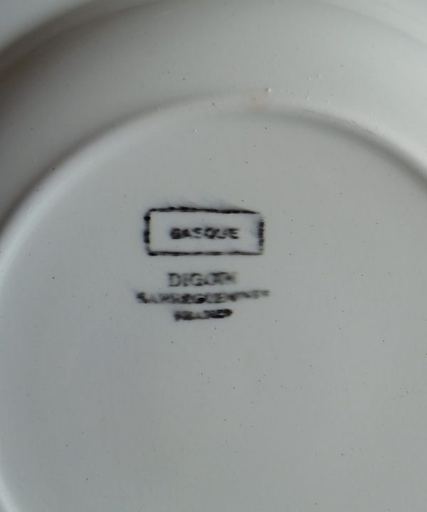 Lot de 3 anciennes assiettes Basque n°12074