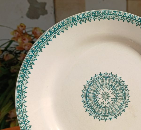 Lot de 7 anciennes assiettes Creil et Montereau Anglais n°12083